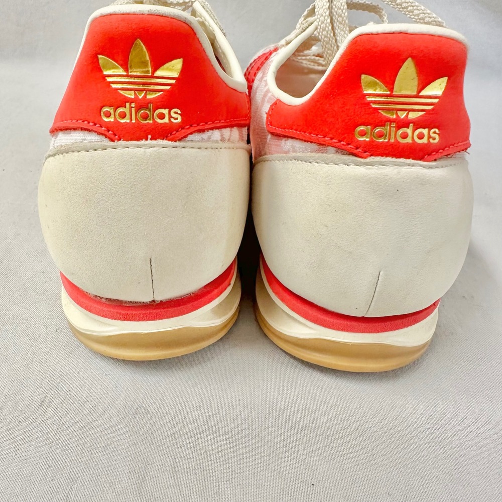 Adidas Liberty London SL‎ 72 Floral Cream Better Scarlet Sneaker Womens 8.5 - Picture 14 of 16